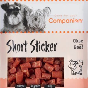 Companion short sticker priboljški za pse MONO govedina 80g