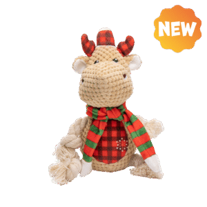 Rudolf - igrača s piskačem, 27x12x12cm