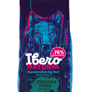 Ibero NATURAL DIVJI PRAŠIČ Z JAGNJETINO - mini adult  3kg