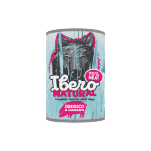 Ibero NATURAL  IBERSKA SVINJA/BANANA mokra hrana, hladno stiskana - cold pressed, adult 400g