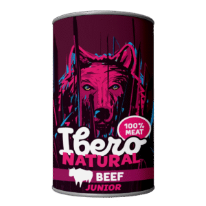 Ibero NATURAL GOVEDINA mokra hrana - junior 400g