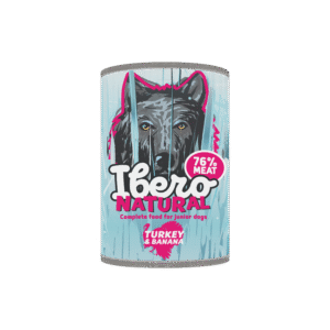 Ibero NATURAL PURAN/BANANA mokra hrana, hladno stiskana - cold pressed, junior 400g