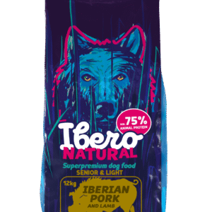 Ibero NATURAL IBERSKI PRAŠIČ Z JAGNJETINO - senior/light 12kg