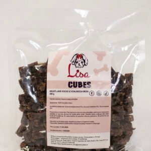 LISA CUBES - hrustljave kocke iz konjskega mesa, 200g