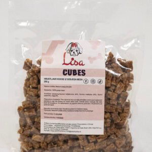 LISA CUBES - hrustljave kocke iz gosjega mesa, 200g