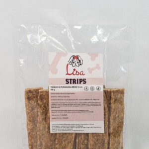 LISA STRIPS - trakovi iz puranjega mesa 12cm, 200g