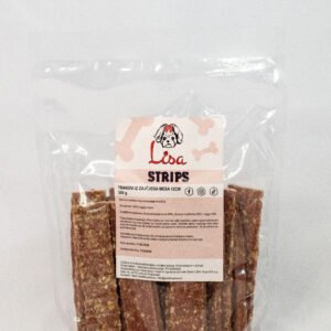 LISA STRIPS - trakovi iz zajčjega mesa 12cm, 200g